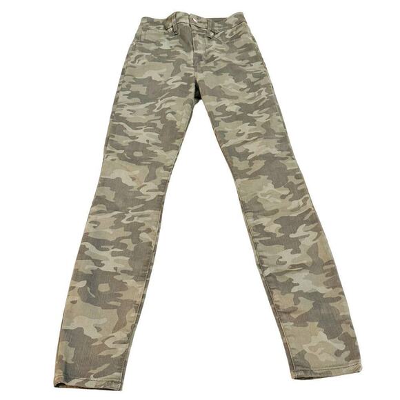 Good American Good Waist Camoflauge Army Print Pants Size 2 - Picture 2 of 7